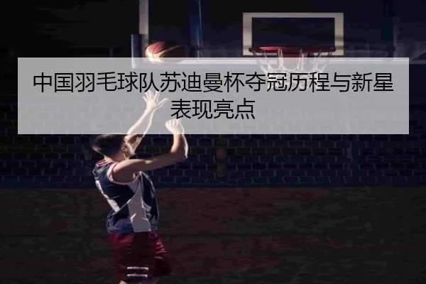 中国羽毛球队苏迪曼杯夺冠历程与新星表现亮点